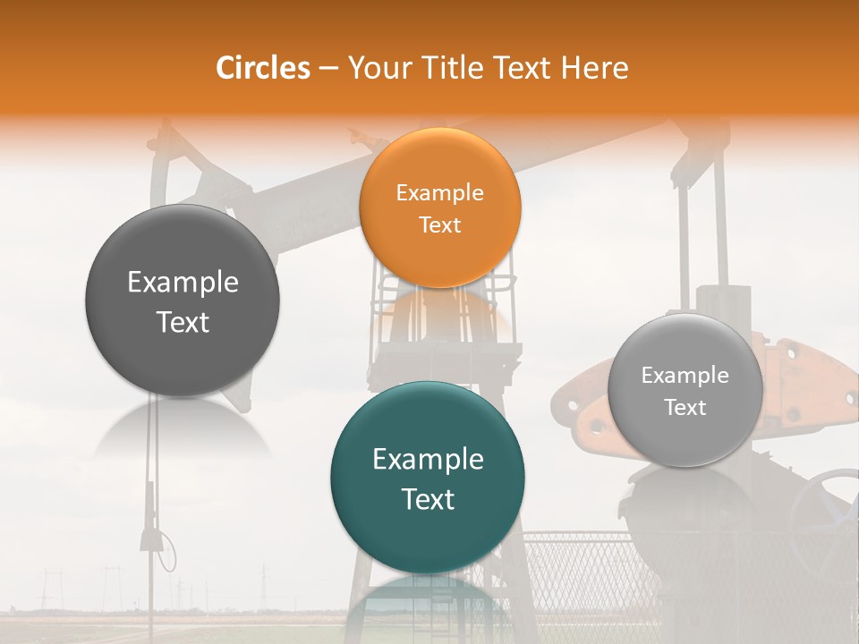 Pipeline Helmet Petroleum PowerPoint Template