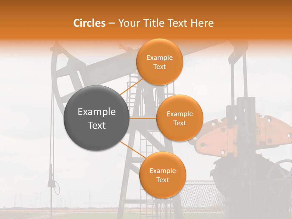 Pipeline Helmet Petroleum PowerPoint Template
