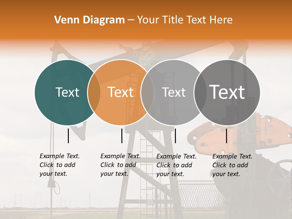 Pipeline Helmet Petroleum PowerPoint Template
