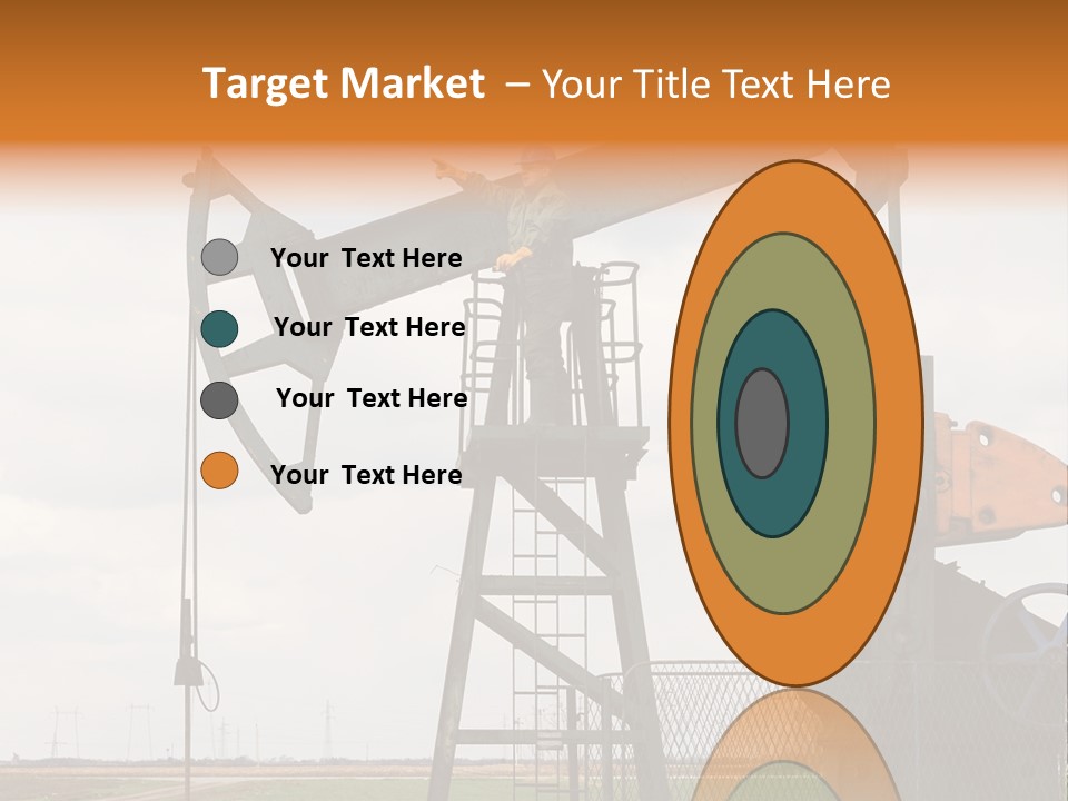 Pipeline Helmet Petroleum PowerPoint Template