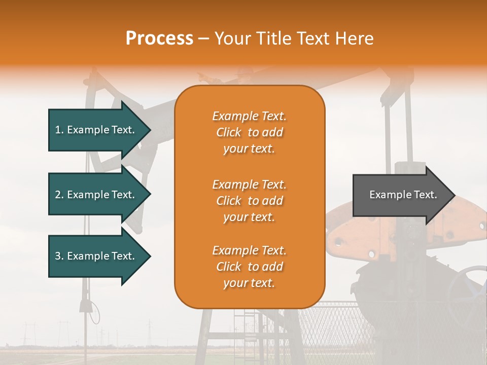 Pipeline Helmet Petroleum PowerPoint Template