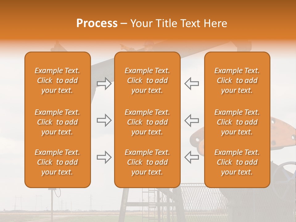Pipeline Helmet Petroleum PowerPoint Template
