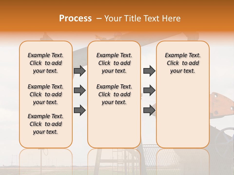 Pipeline Helmet Petroleum PowerPoint Template