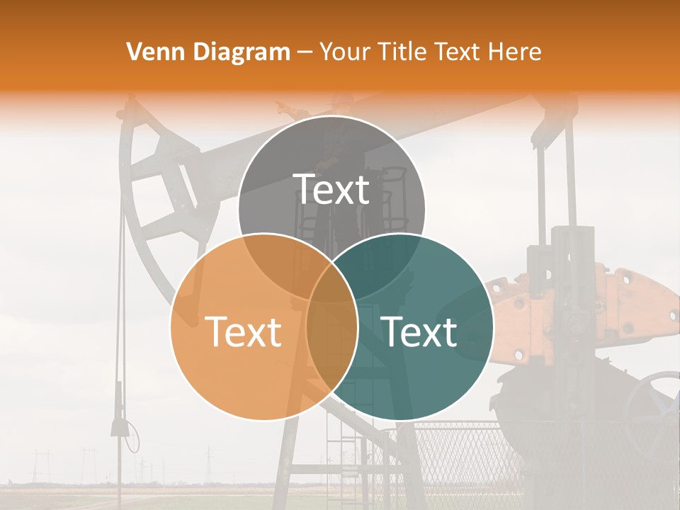 Pipeline Helmet Petroleum PowerPoint Template