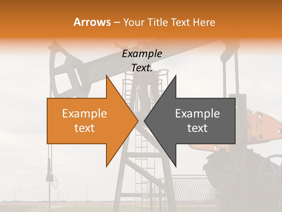 Pipeline Helmet Petroleum PowerPoint Template