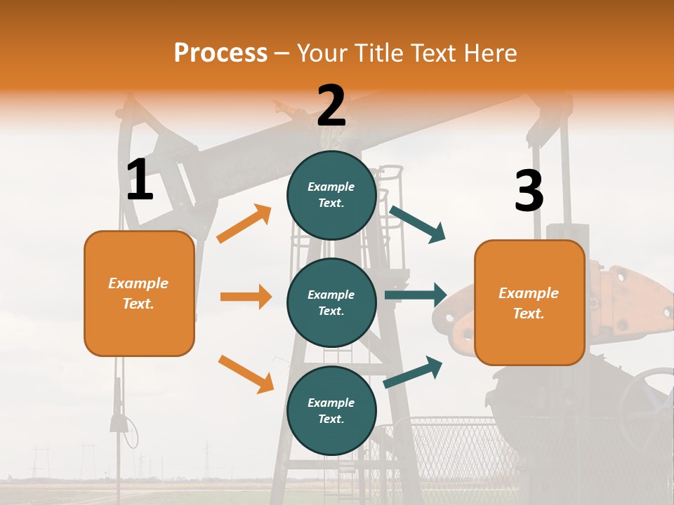 Pipeline Helmet Petroleum PowerPoint Template