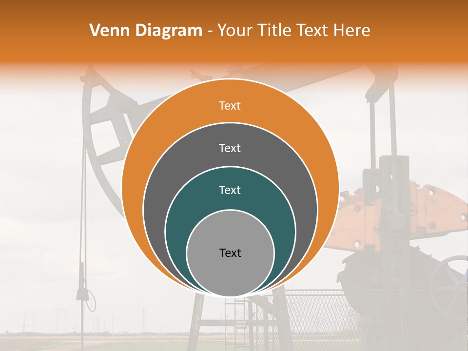Pipeline Helmet Petroleum PowerPoint Template