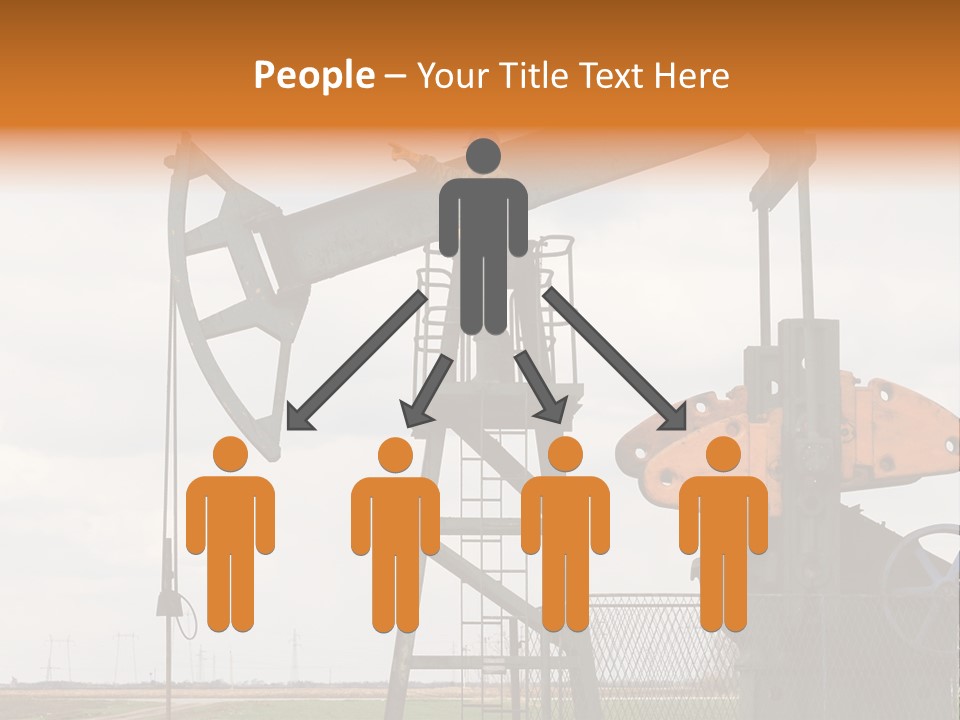 Pipeline Helmet Petroleum PowerPoint Template