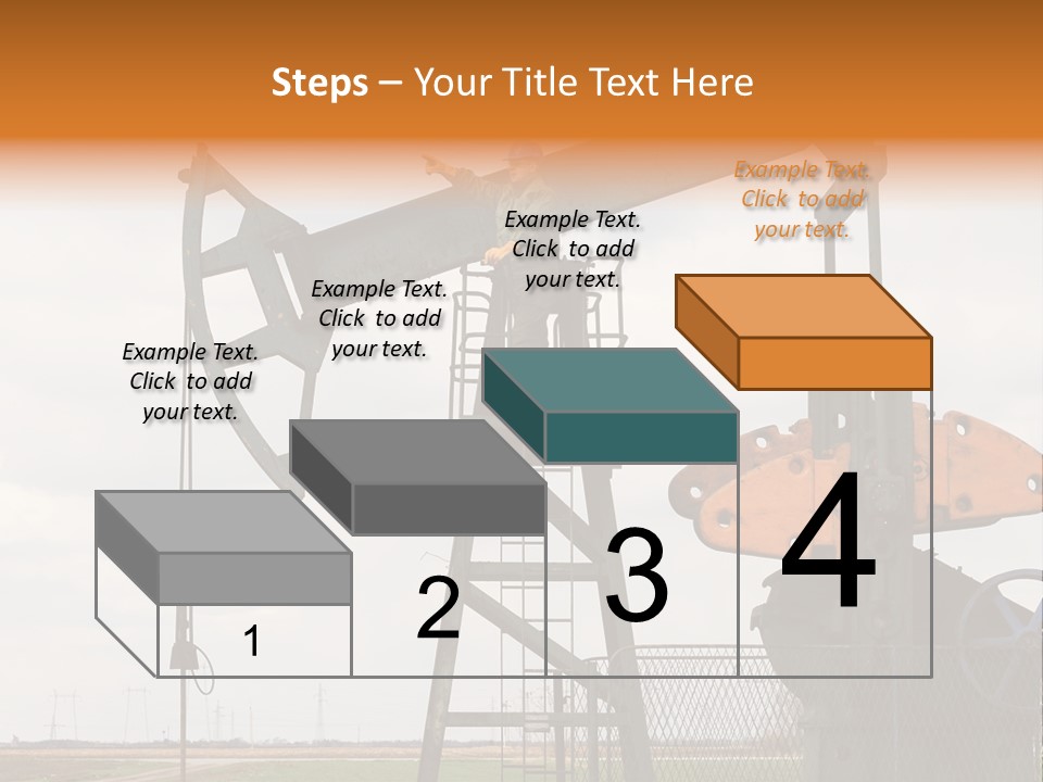 Pipeline Helmet Petroleum PowerPoint Template