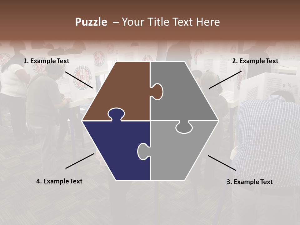 Booths Polling Place Voting PowerPoint Template