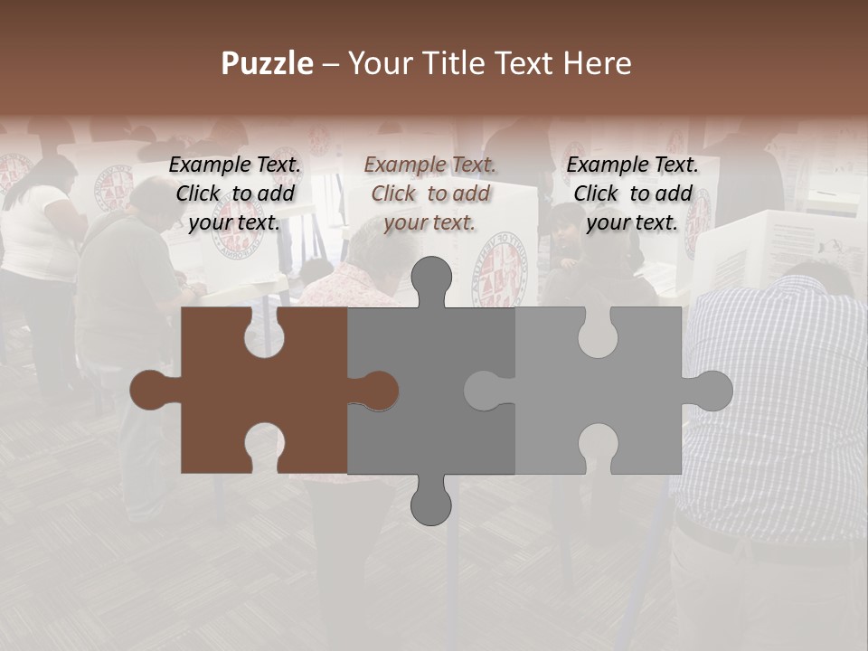 Booths Polling Place Voting PowerPoint Template