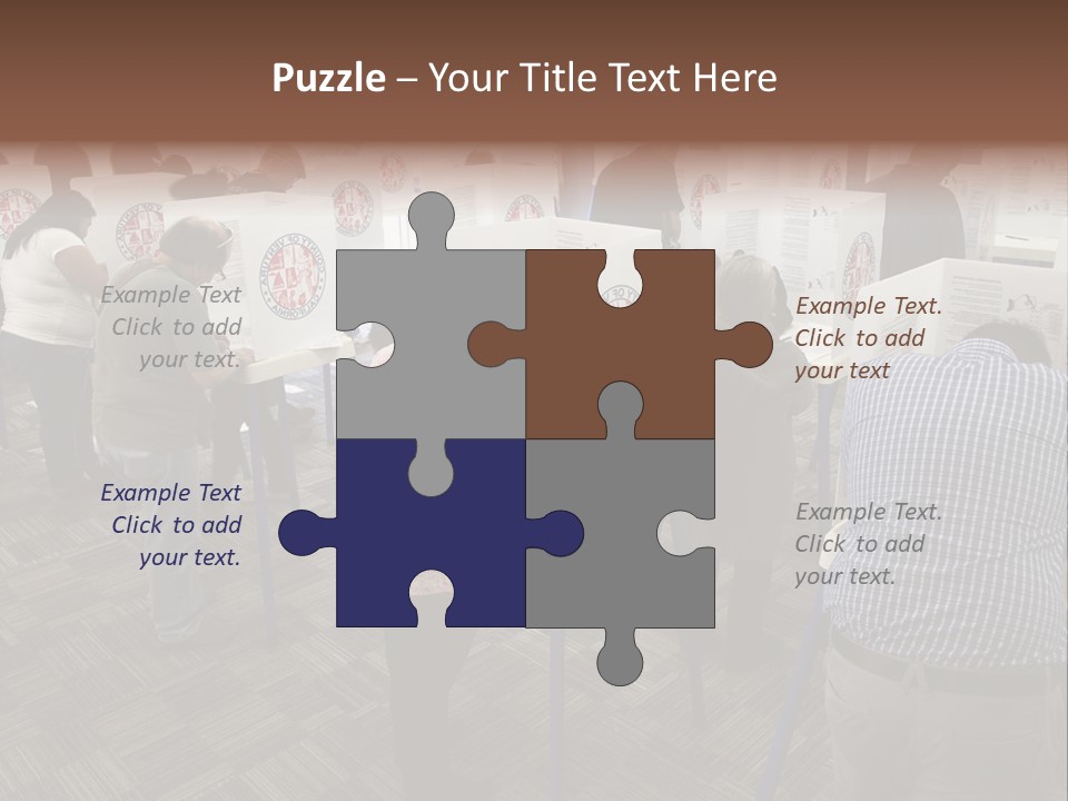 Booths Polling Place Voting PowerPoint Template