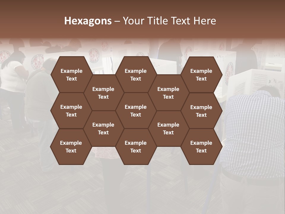 Booths Polling Place Voting PowerPoint Template