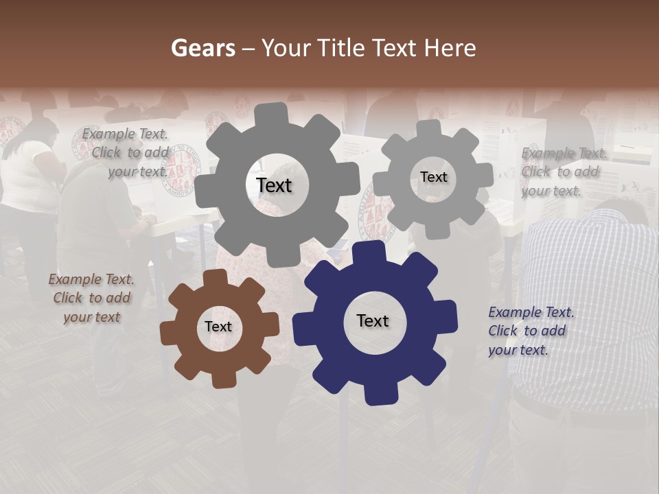 Booths Polling Place Voting PowerPoint Template