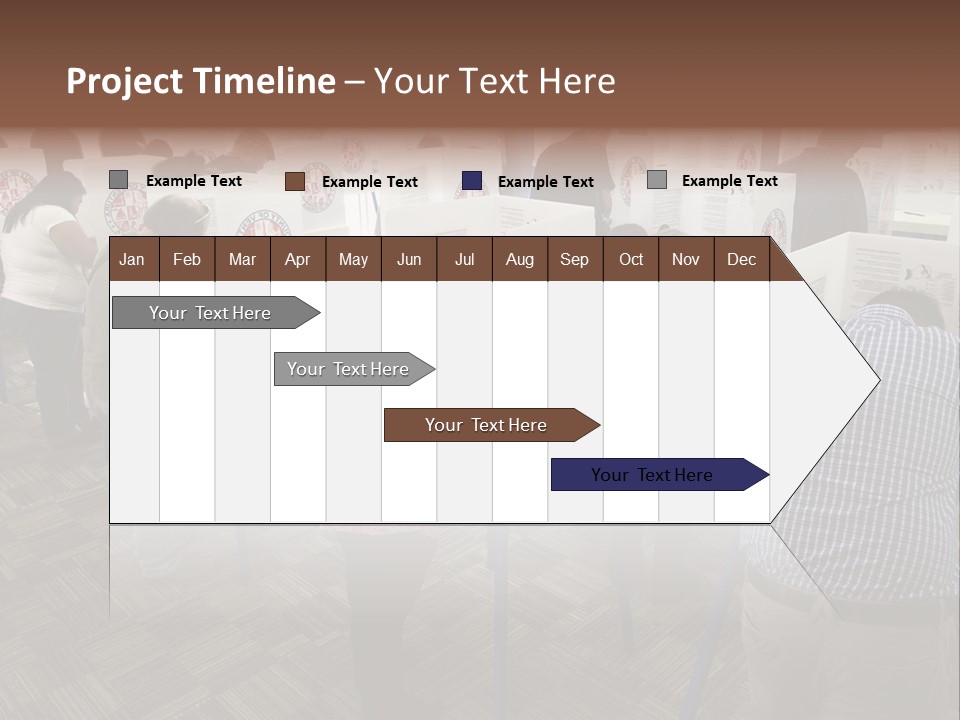 Booths Polling Place Voting PowerPoint Template