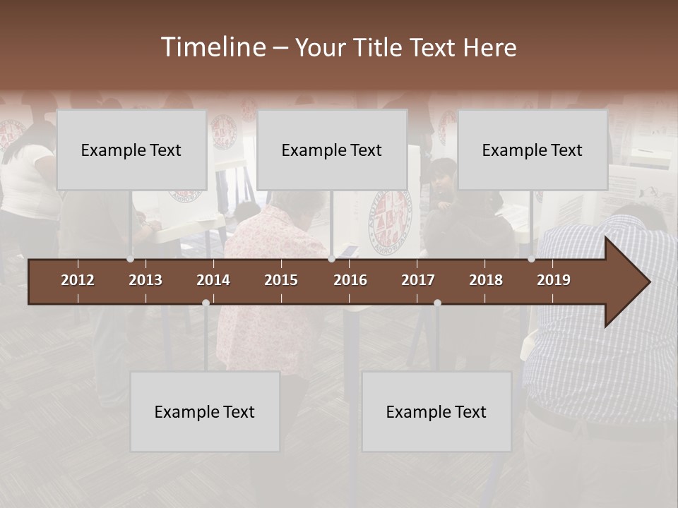 Booths Polling Place Voting PowerPoint Template