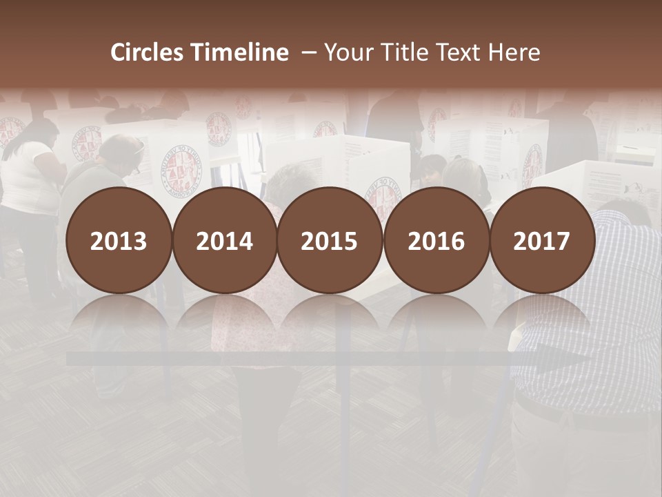 Booths Polling Place Voting PowerPoint Template