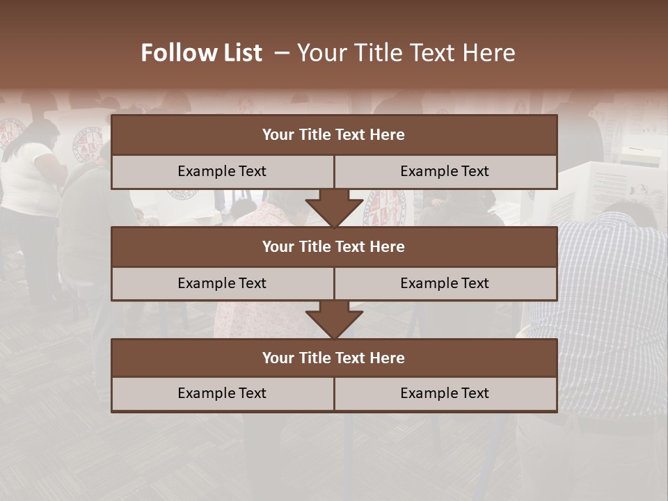 Booths Polling Place Voting PowerPoint Template