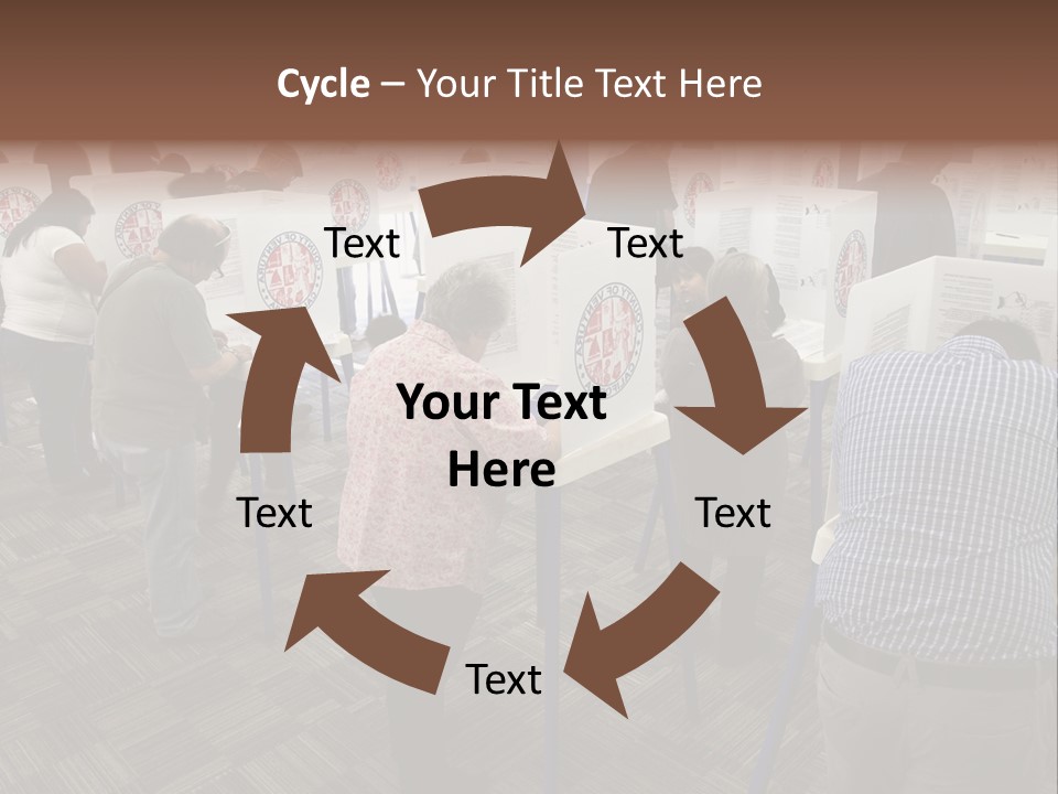 Booths Polling Place Voting PowerPoint Template