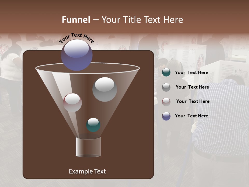 Booths Polling Place Voting PowerPoint Template