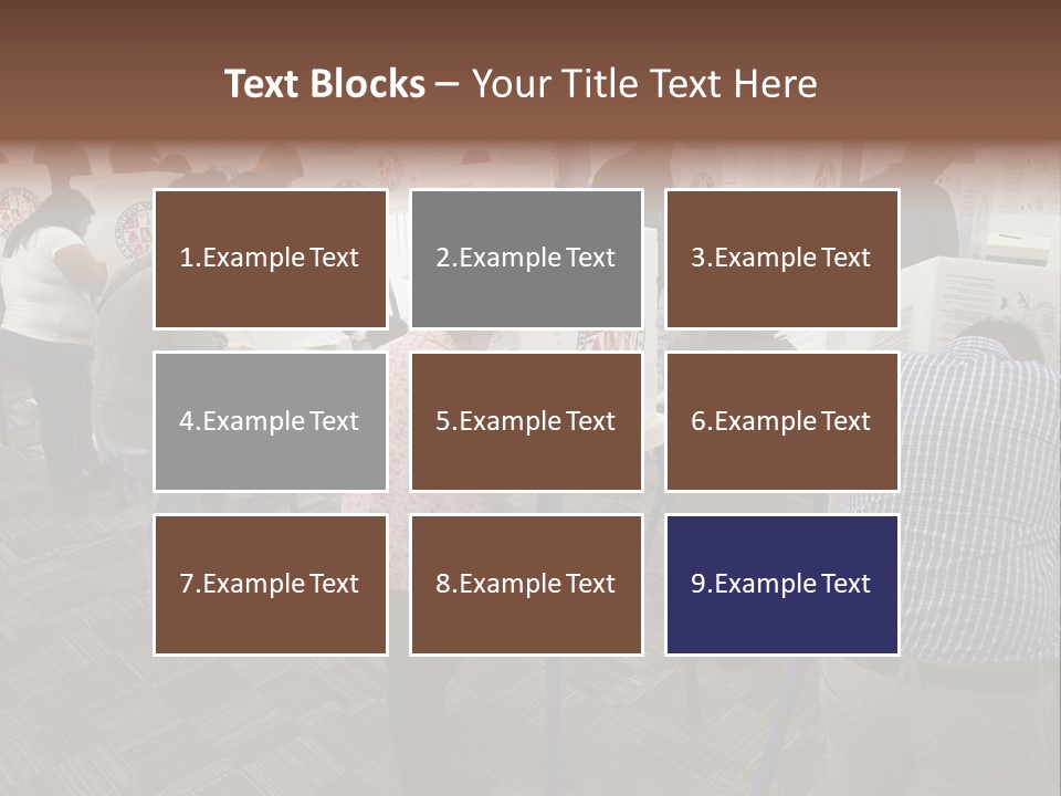 Booths Polling Place Voting PowerPoint Template