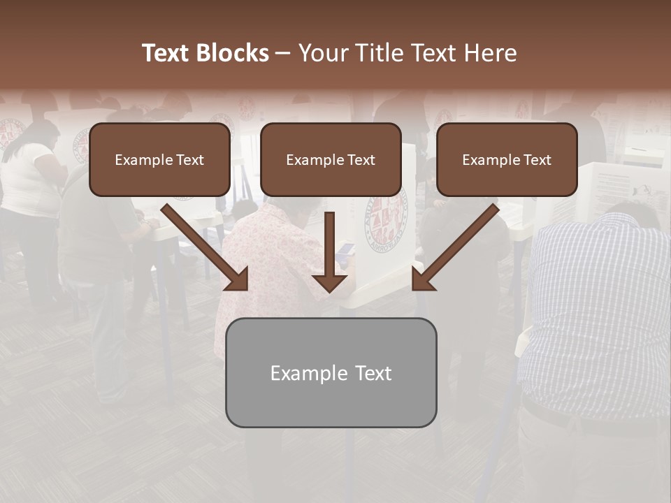 Booths Polling Place Voting PowerPoint Template