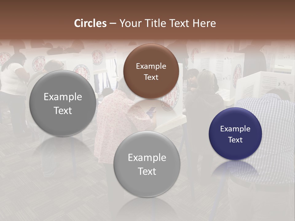 Booths Polling Place Voting PowerPoint Template