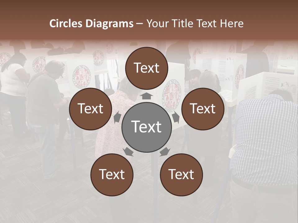 Booths Polling Place Voting PowerPoint Template