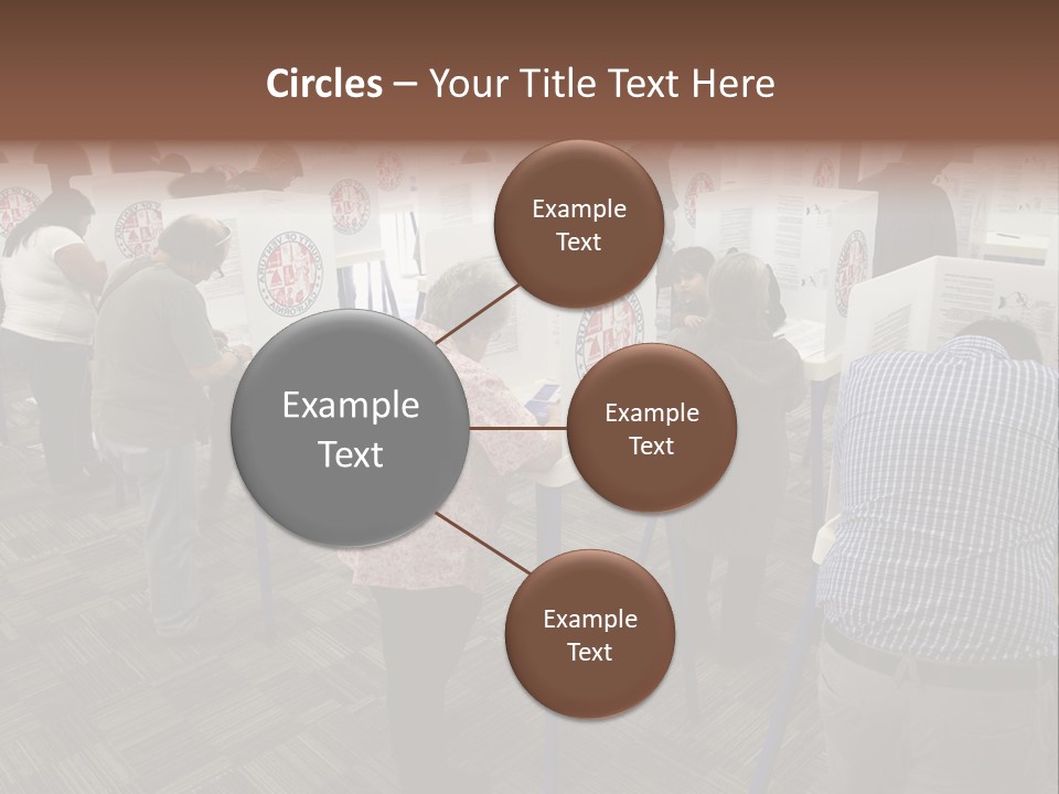 Booths Polling Place Voting PowerPoint Template