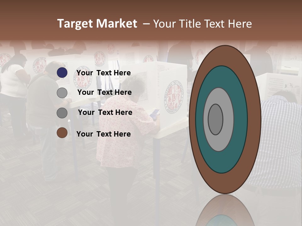 Booths Polling Place Voting PowerPoint Template