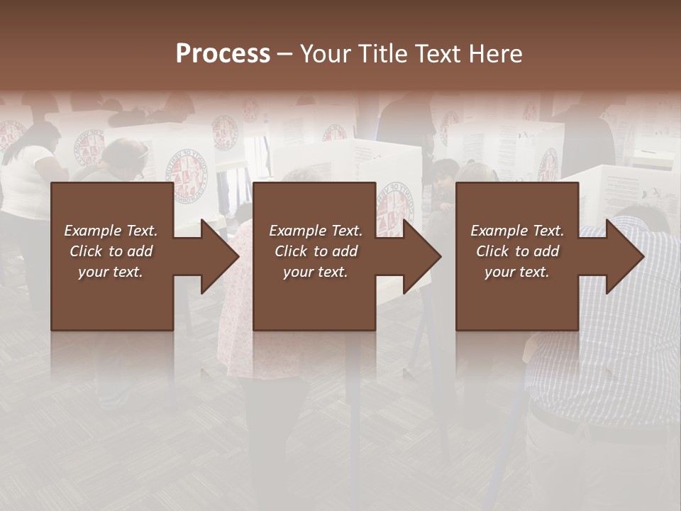 Booths Polling Place Voting PowerPoint Template