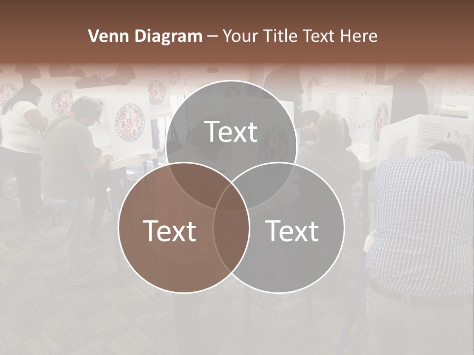 Booths Polling Place Voting PowerPoint Template