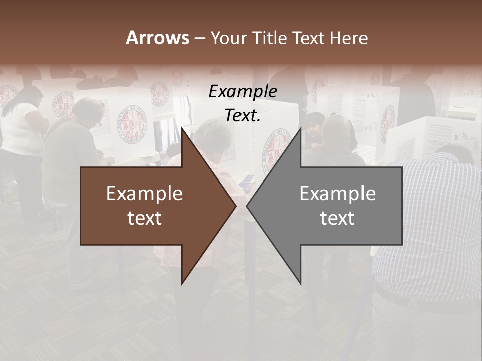 Booths Polling Place Voting PowerPoint Template