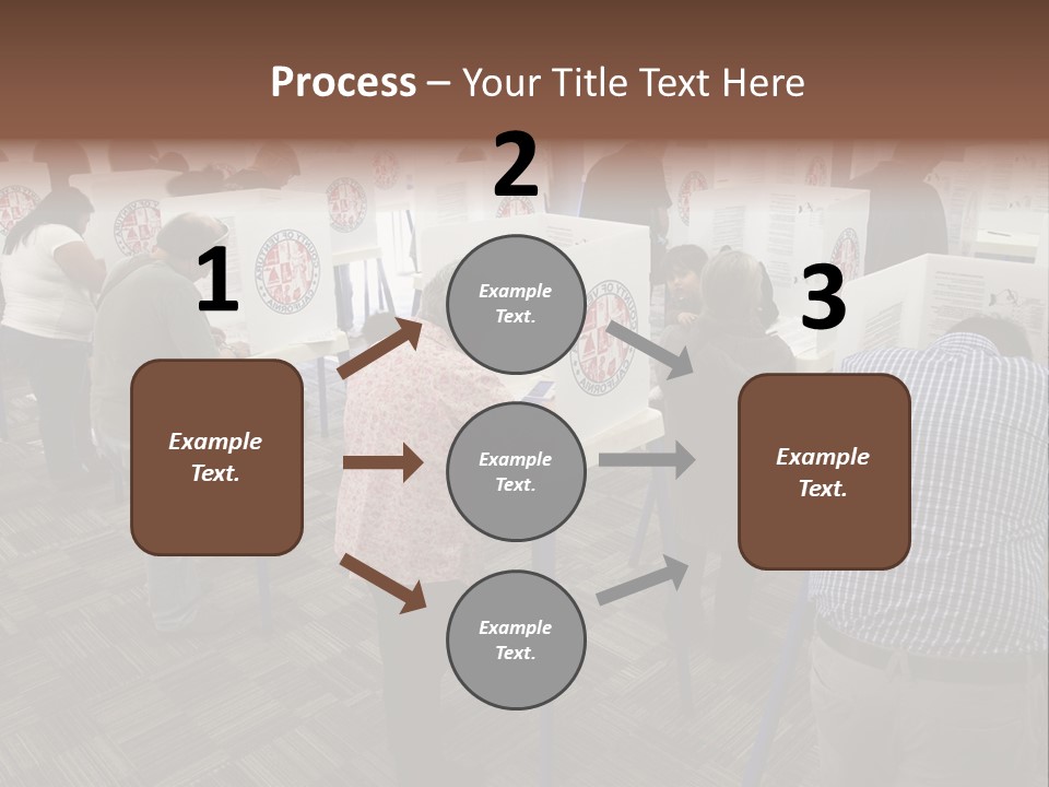 Booths Polling Place Voting PowerPoint Template