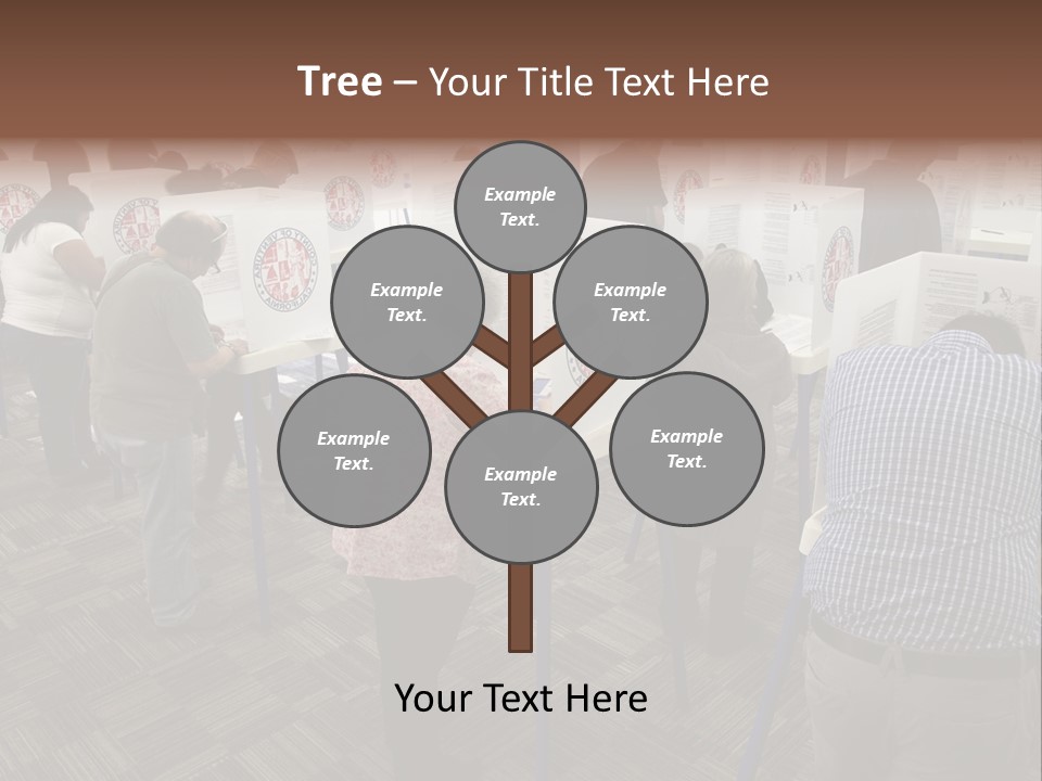 Booths Polling Place Voting PowerPoint Template