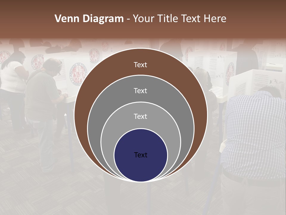 Booths Polling Place Voting PowerPoint Template