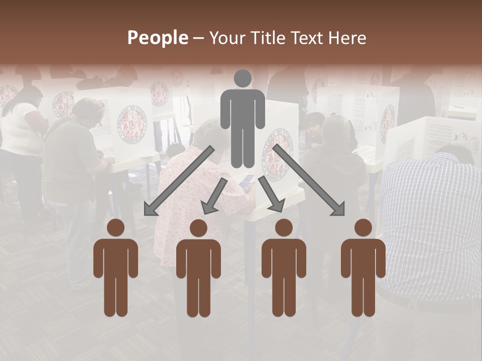 Booths Polling Place Voting PowerPoint Template