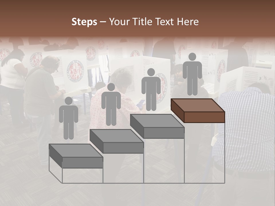 Booths Polling Place Voting PowerPoint Template