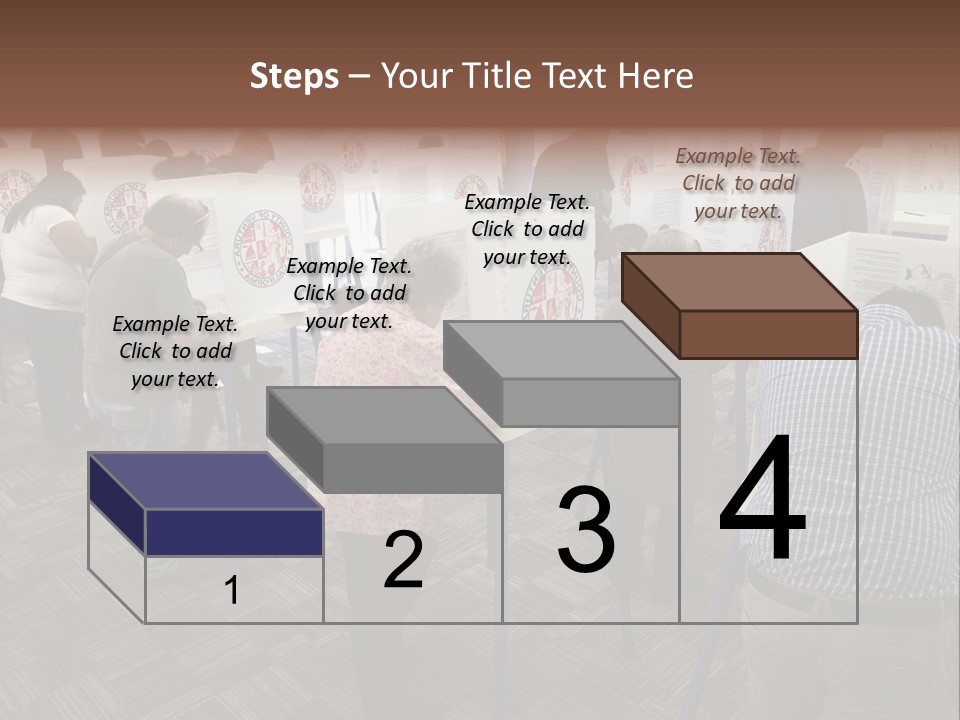 Booths Polling Place Voting PowerPoint Template