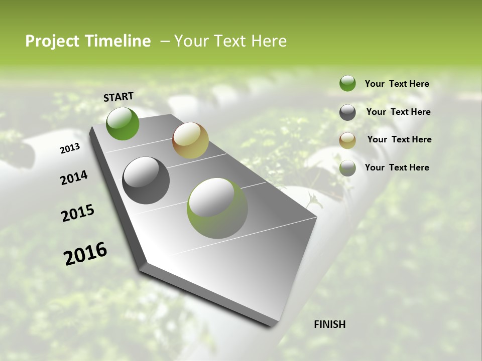 Plant Color Vitamins PowerPoint Template