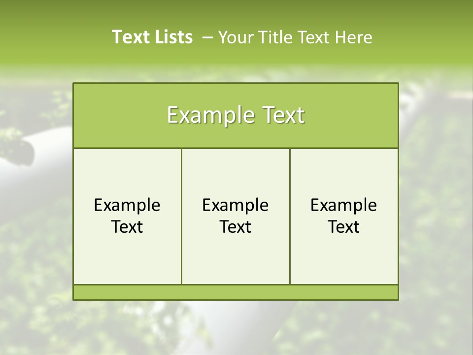 Plant Color Vitamins PowerPoint Template
