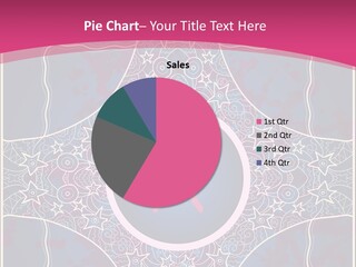 A Powerpoint Presentation With A Blue And Pink Background PowerPoint Template