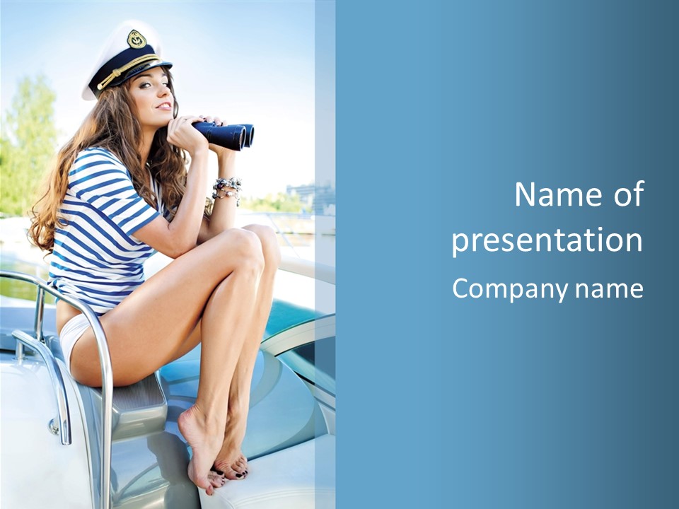 Tan Elegant Caucasian PowerPoint Template