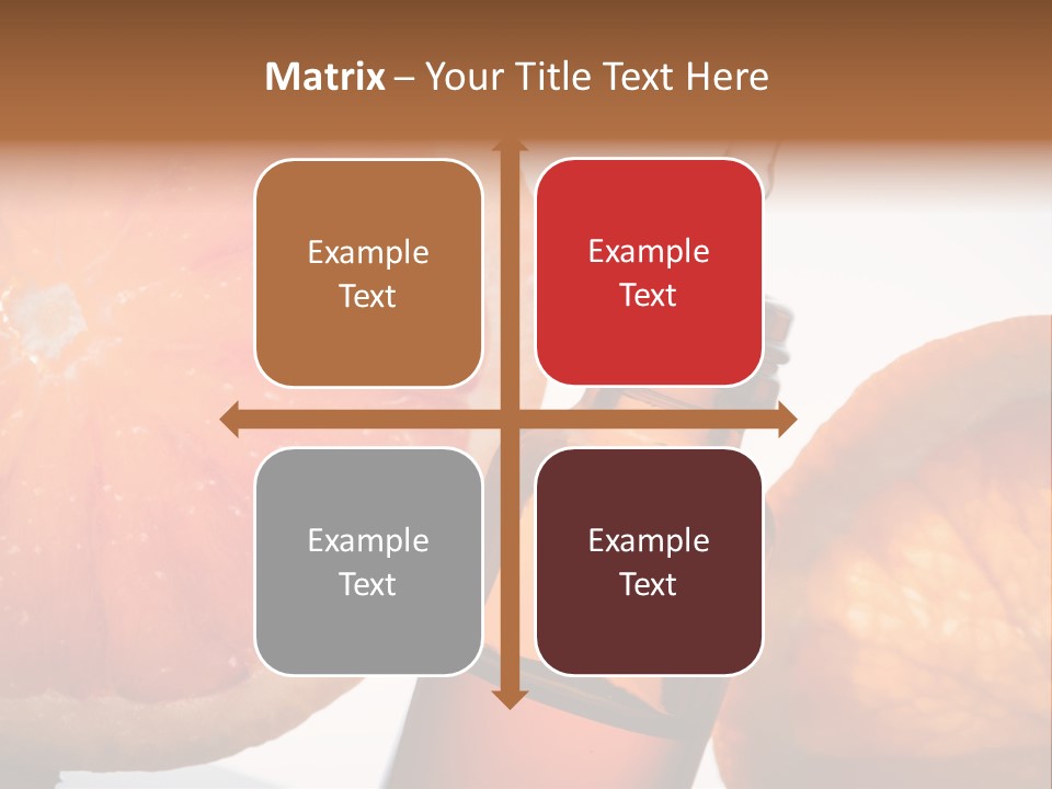 Bottle Fragrance Massage Oil PowerPoint Template