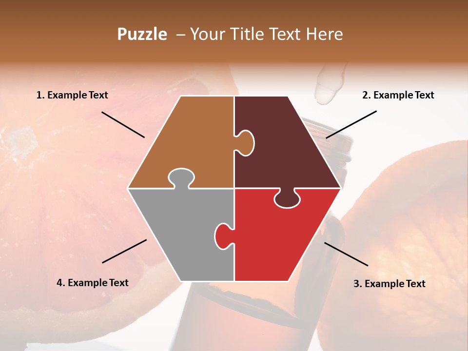 Bottle Fragrance Massage Oil PowerPoint Template