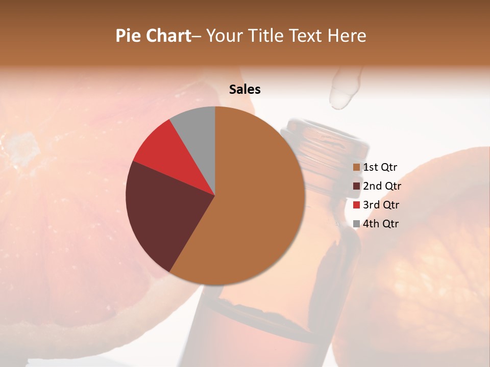 Bottle Fragrance Massage Oil PowerPoint Template