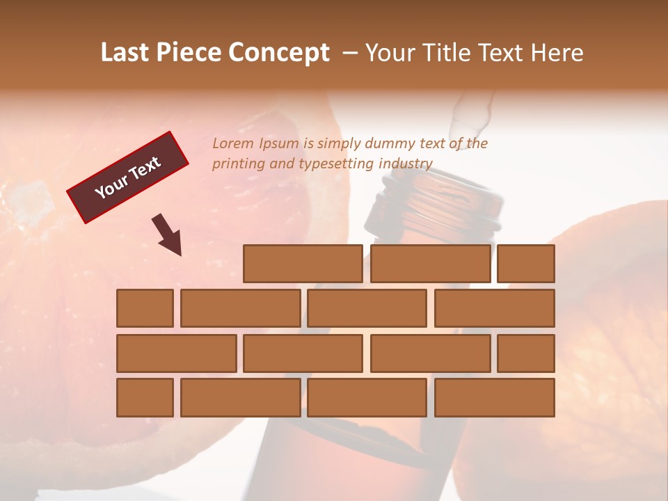 Bottle Fragrance Massage Oil PowerPoint Template