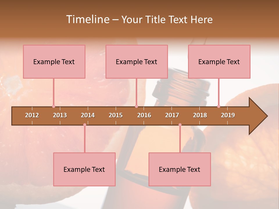 Bottle Fragrance Massage Oil PowerPoint Template