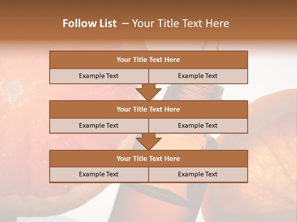 Bottle Fragrance Massage Oil PowerPoint Template