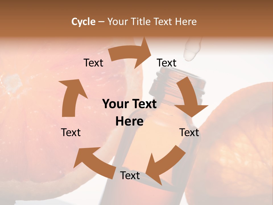 Bottle Fragrance Massage Oil PowerPoint Template